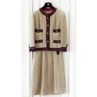 Chanel Museum Suit Haute Coutures Tweed Jacket Skirt Suit