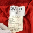 CHANEL breasted long jacket 