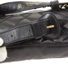 CHANEL Quilted CC Chain Belt Waist Bum Bag Black Leather