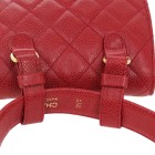 CHANEL Quilted CC Waist Bum Bag Pouch Purse Red Caviar Skin