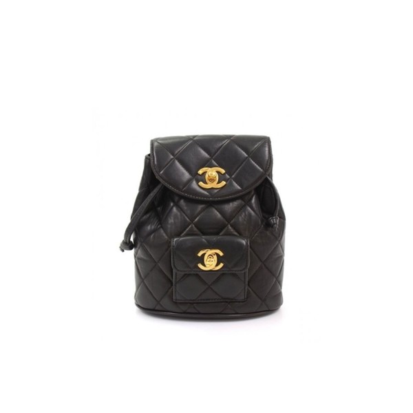 Chanel Micro Mini Rare Collectors Duma Quilted 1990s Backpack