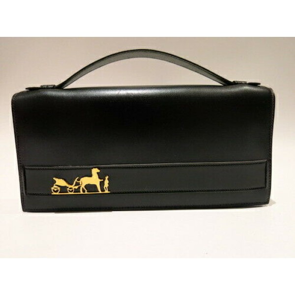 Authentic HERMES 1976 Eugenie Clutch and Hand bag
