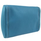 HERMES EQUI Clutch Hand Bag Purse Light Blue Taurillon Clemence