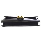 Authentic HERMES Pochette Jet Clutch Hand Bag Black Box Calf