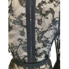 TOM FORD YSL EARLY 2000 RUNWAY LACE CORSET BLOUSE