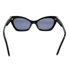 CHANEL CC Logos Sunglasses Eye Wear Black Plastic 01943 94305 Authentic